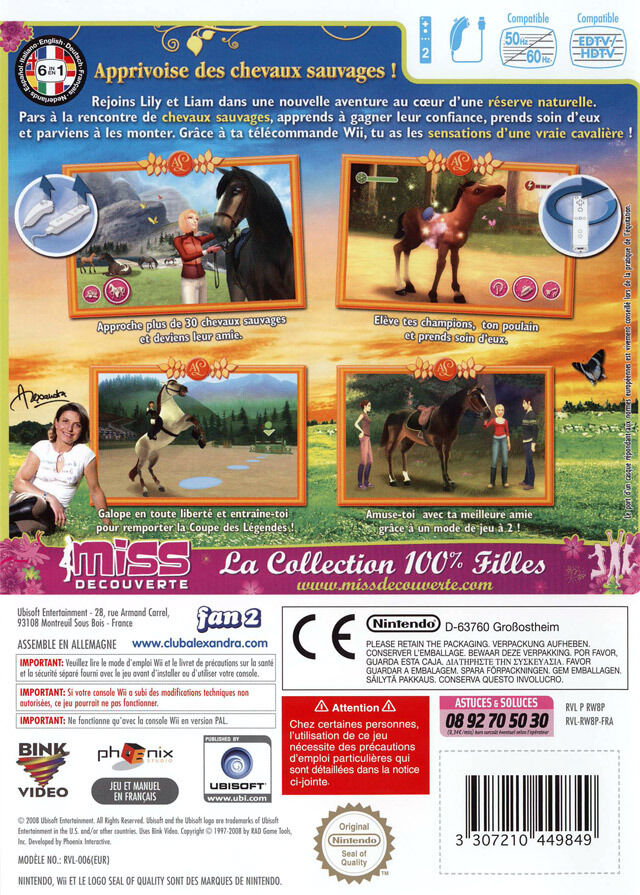 Alexandra Ledermann : La Colline aux Chevaux Sauvages: Actualités, test