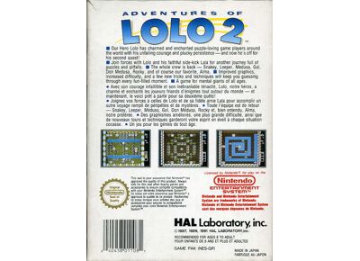 Jeux Vidéo Adventures of Lolo 2 NES/Famicom