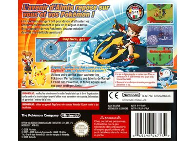 Jeux Vidéo Pokémon Ranger Nuit sur Almia DS