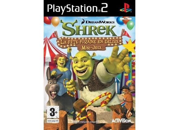 Image Jeux Vidéo Shrek La Fête Foraine en Délire Mini-Jeux PlayStation 2 (PS2)