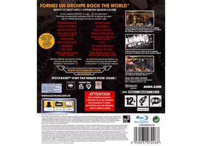 Jeux Vidéo AC/DC Live Rock Band Track Pack PlayStation 3 (PS3)