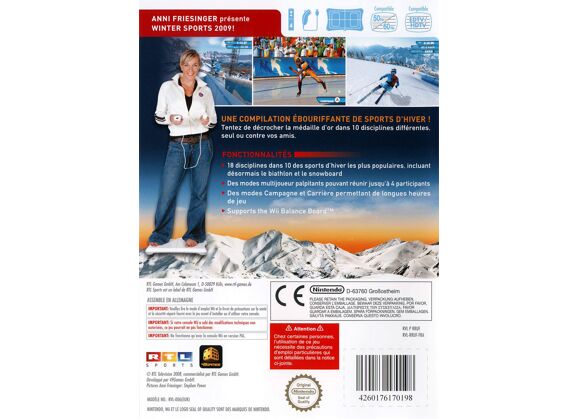 Image Jeux Vidéo Winter Sports 2009 The Next Challenge Wii