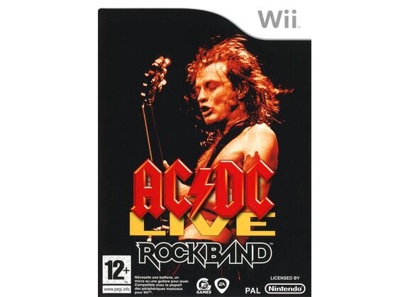 Image Jeux Vidéo AC/DC Live Rock Band Track Pack Wii