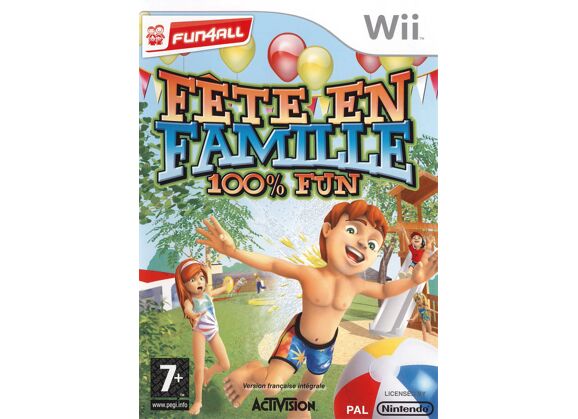 Image Jeux Vidéo Fête en Famille 100% Fun Wii