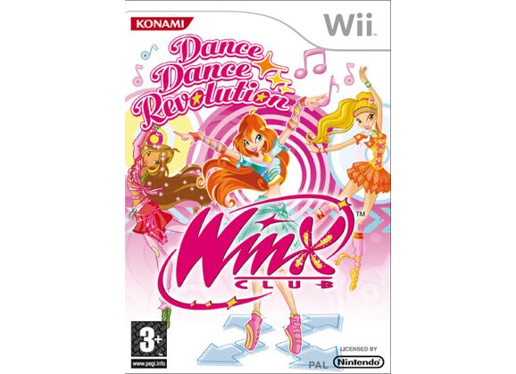 Image Jeux Vidéo Dance Dance Revolution Winx Club + Tapis Wii