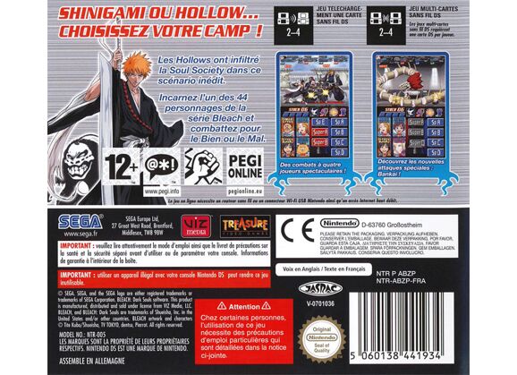 Image Jeux Vidéo Bleach Dark Souls DS