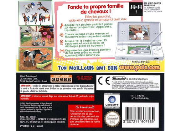 Image Jeux Vidéo Petz Ma Famille Poulains DS