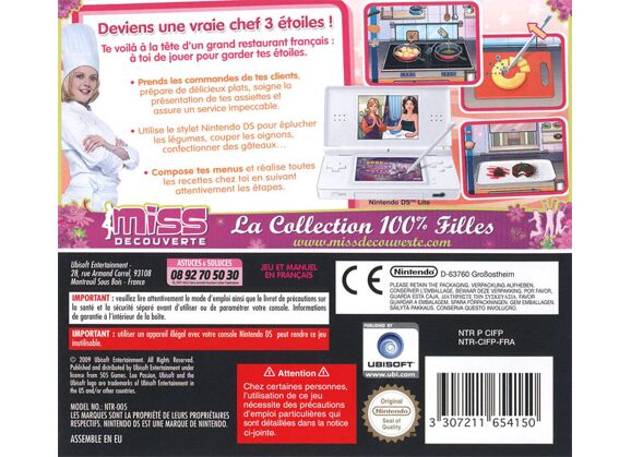 Image Jeux Vidéo Léa Passion Chef 3 Etoiles DS