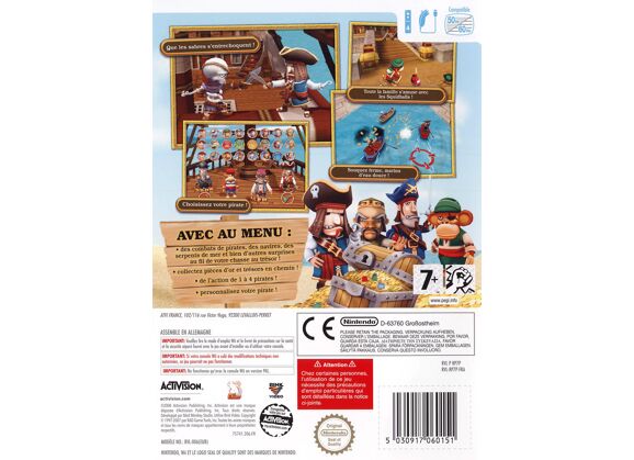 Image Jeux Vidéo Pirates - Le Trésor De Barbe-Noire Wii