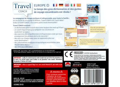 Jeux Vidéo Travel Coach Europe 1 DS