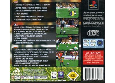 Jeux Vidéo Adidas Power Soccer 2 PlayStation 1 (PS1)