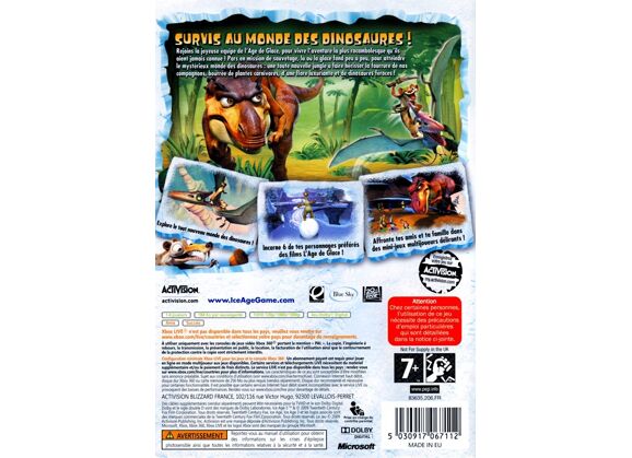 Image Jeux Vidéo L'Age de Glace 3 Xbox 360