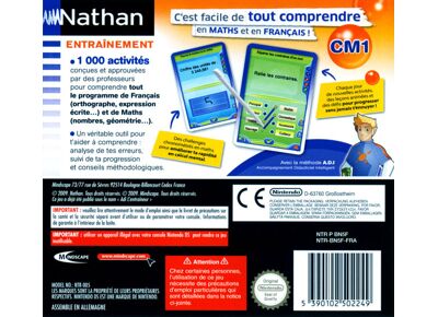 Jeux Vidéo Nathan Entraînement CM1 DS