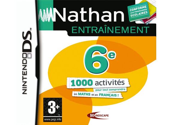Image Jeux Vidéo Nathan Entraînement 6e DS