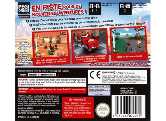 Image Jeux Vidéo MySims Racing DS