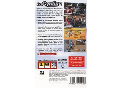 Jeux Vidéo Pro Cycling Manager Saison 2009 PlayStation Portable (PSP)