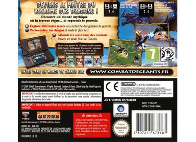 Jeux Vidéo Combat De Géants Dragons DS