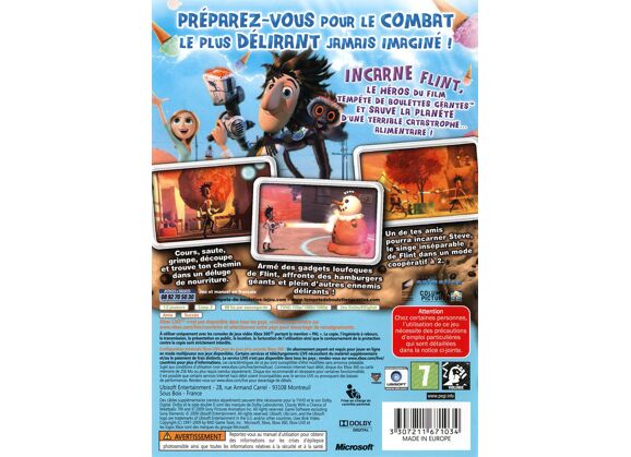Image Jeux Vidéo Tempête de Boulettes Géantes Xbox 360