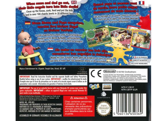 Image Jeux Vidéo Babysitting Mania DS