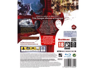 Jeux Vidéo Dragon Age Origins PlayStation 3 (PS3)
