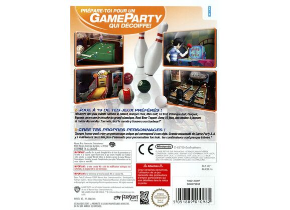 Image Jeux Vidéo Game Party 3 Wii