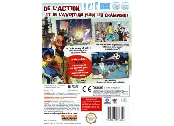 Image Jeux Vidéo Academy of Champions Football Wii