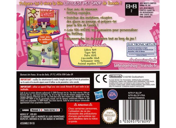 Image Jeux Vidéo Littlest Pet Shop Friends En Ville DS
