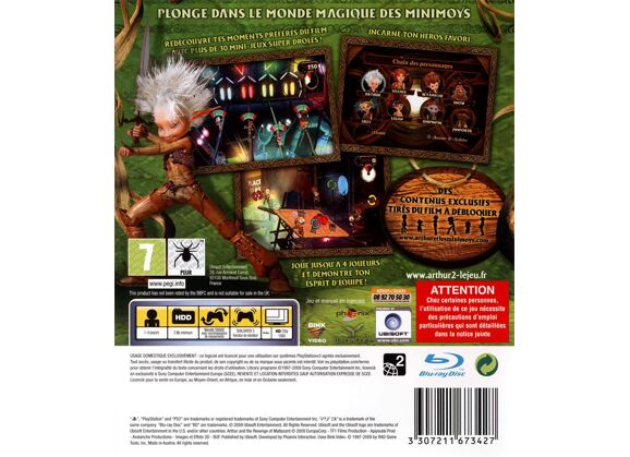 Image Jeux Vidéo Arthur et la Vengeance de Maltazard PlayStation 3 (PS3)