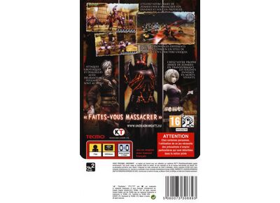 Image Jeux Vidéo Undead Knights PlayStation Portable (PSP)