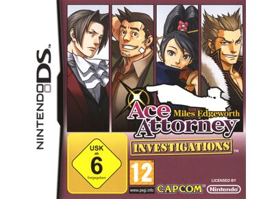 Image Jeux Vidéo Ace Attorney Investigations Miles Edgeworth DS