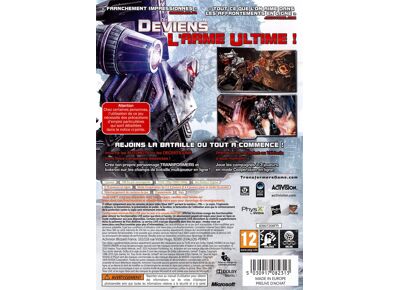 Jeux Vidéo Transformers La Guerre pour Cybertron Xbox 360