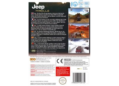Jeux Vidéo Jeep Thrills Wii