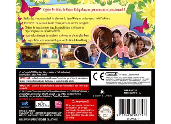 Image Jeux Vidéo Grand Galop DS