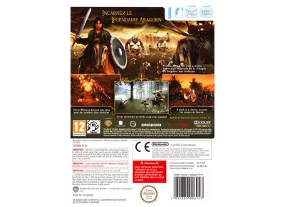 Jeux Vidéo Le Seigneur des Anneaux La Quête d'Aragorn Wii