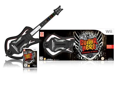 Jeux Vidéo Guitar Hero Warriors of Rock + Guitare Wii