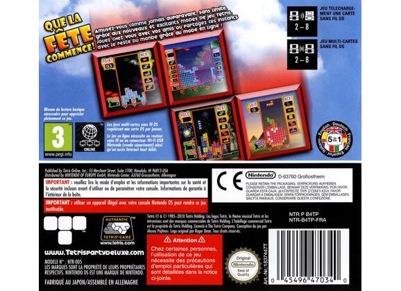 Image Jeux Vidéo Tetris Party Deluxe DS