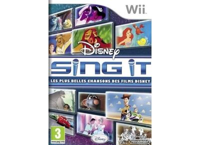 Jeux Vidéo Disney Sing It Les Plus Belles Chansons des Films Disney Wii