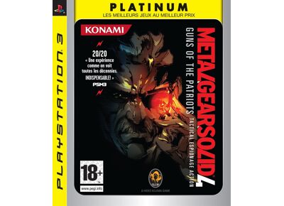 Jeux Vidéo Metal Gear Solid 4 Guns of the Patriots Platinum PlayStation 3 (PS3)