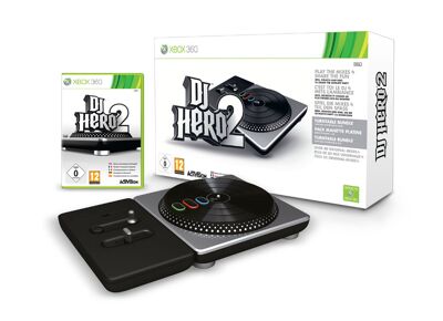 Jeux Vidéo DJ Hero 2 Avec la Platine Xbox 360