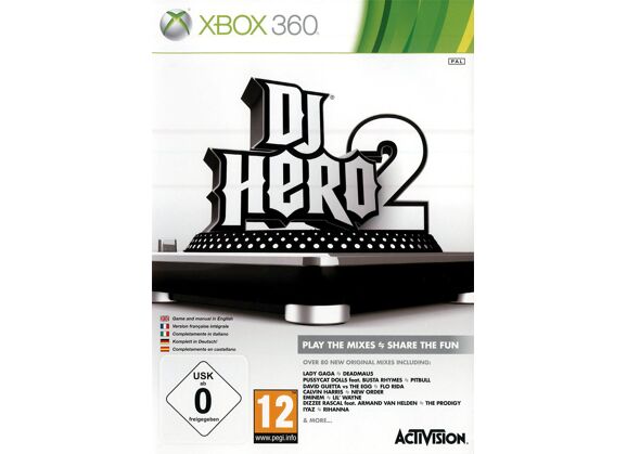 Image Jeux Vidéo DJ Hero 2 Xbox 360