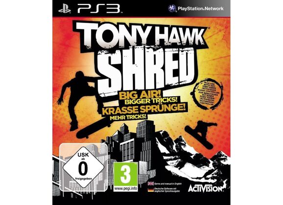 Image Jeux Vidéo Tony Hawk Shred PlayStation 3 (PS3)