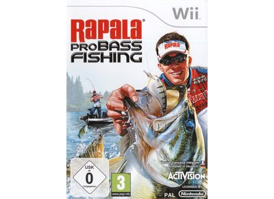 Jeux Vidéo Rapala Pro Bass Fishing avec Canne à peche Wii