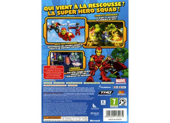 Image Jeux Vidéo Marvel Super Hero Squad Le Gant de l'Infini Xbox 360