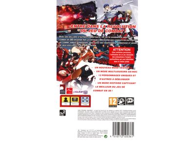 Image Jeux Vidéo BlazBlue Calamity Trigger PlayStation Portable (PSP)