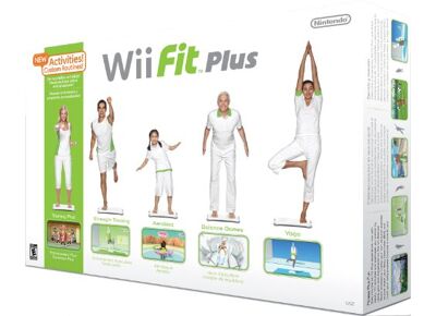Jeux Vidéo Coffret Wii Fit Plus Avec Plate-Forme D'exercice Wii