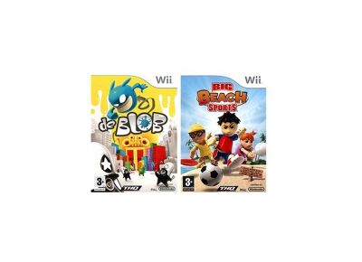 Jeux Vidéo Pack de Blob et Big Beach Sports Wii