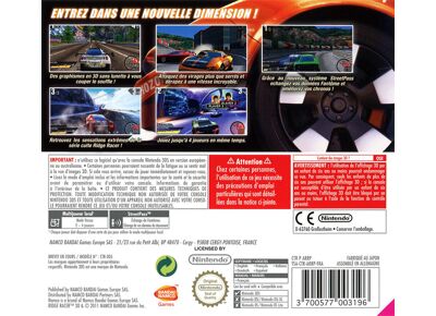 Jeux Vidéo Ridge Racer 3D 3DS