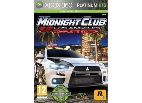 Image Jeux Vidéo Midnight Club Los Angeles Complete Edition Xbox 360