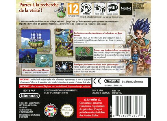 Image Jeux Vidéo Dragon Quest VI Le Royaume des Songes DS