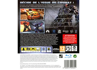 Jeux Vidéo Transformers 3 La Face Cachée de la Lune PlayStation 3 (PS3)